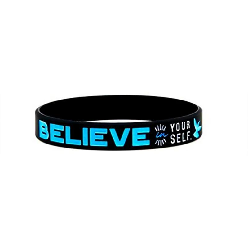 Dream Inspire Motivation Bracelets Silicone Wristbands Cool Style Perfect Gift For Men And Women - SJB-DIAMOND ELITES