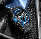 New Modern Luxury Sport Watch For Men Fashion Casual Alarm Clock 50M Waterproof In Military Chrono Dual Display Style Wristwatches Relogio Masculino - SJB-DIAMOND ELITES
