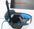 NEW STEVVEX Modern G2000 G9000 Gaming Headsets Big Headphones with Light Mic Stereo Earphones Deep Bass for PC Computer, Laptop and Gaming - SJB-DIAMOND ELITES