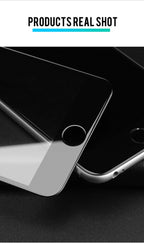 30D Curved Edge Full Cover Protective Glass On The For iPhone 7 8 6 6S Plus Tempered Screen Protector For X XR XS Max Glass Film Tempered Glass Anti Scratch Phone Screen Protector iPhone Glass Stevvex