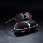 Luxury Pilot  Aviation Polarized High Quality Metal Frame  Sunglasses With UV400 Protection - SJB-DIAMOND ELITES
