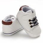 Newborn PU Leather Shoes Winter Fashion Baby Soft Sole Canvas Sneakers 0-12 Months Baby Boy And Girl Stevvex
