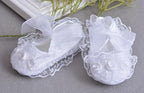Baby Girls Princess Flowers White Elegant Luxury Shoes High Quality Lightweight Soft Sole Shoe