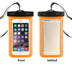 Universal Waterproof Pouch Case Cell Phones Portable Bag Swimming Bags Dry Case Cover For iPhone Under 6.5 inch Large Phone Dry Bag Waterproof Case for iPhone Stevvex