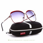 Luxury Polarized Ladies Woman Gradient Round Oversized Modern Sunglasses Brand oculos lunette de soleil femme - SJB-DIAMOND ELITES