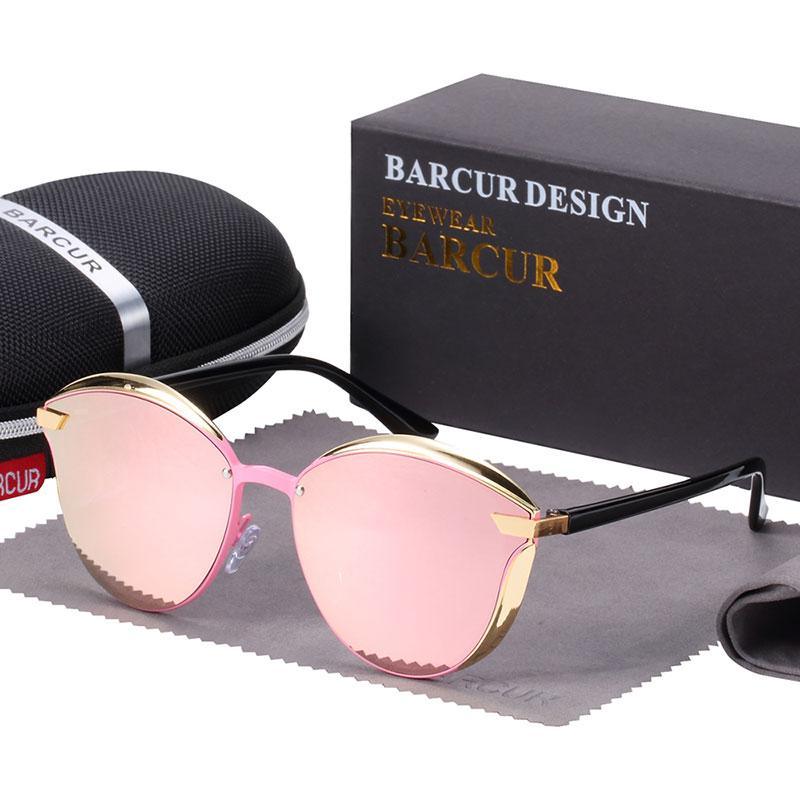 Luxury New Fashion Polarized Women Round Rimeless Popular Retro Classic Sunglasses Ladies lunette de soleil femme - SJB-DIAMOND ELITES