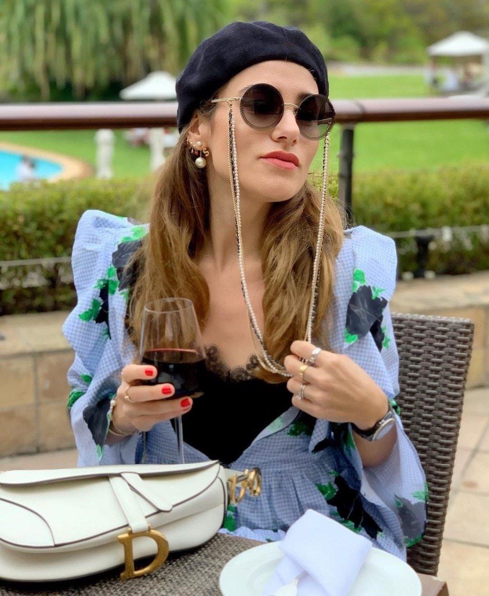 Famous Luxury Round Retro Rimless Elegant Woman and Lady Sunglasses Style With Zircons and Diamonds and UV400 Protection - SJB-DIAMOND ELITES