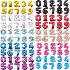 Big 32 Inch Number Foil Balloons Gold Silver Blue Digital Globos For Wedding Birthday Party Decoration In NEW Luxury Style - SJB-DIAMOND ELITES