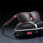 Trending Styles Aluminium Magnesium Square Men Luxury Sport Sunglasses Polarized Sunglasses for Men With UV400 Eyewear Protection Oculus de sol - SJB-DIAMOND ELITES