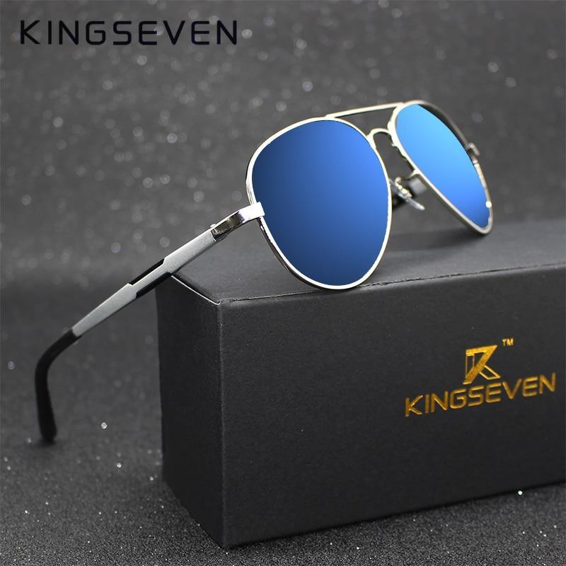 Aviation Luxury Aluminum Magnesium Gold Fashion Polarized Lens Sunglasses Men/Women Driving Mirror Sunglasses  Military Style - SJB-DIAMOND ELITES