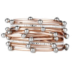 Legendary Amazing New Modern Fashion Pearl Elegant Multi-Layer Leather Handmade Bracelet Bangle Luxury For Woman - SJB-DIAMOND ELITES