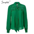 Embroidery Long Sleeve Summer Spring Hollow Out | Femstylo - SJB-DIAMOND ELITES