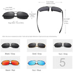 Luxury Business Elegant Aluminum Brand NEW Fashion Men Polarized Sunglasses UV400 Protection Sunglasses Male Driving Eyewear Oculos de sol - SJB-DIAMOND ELITES