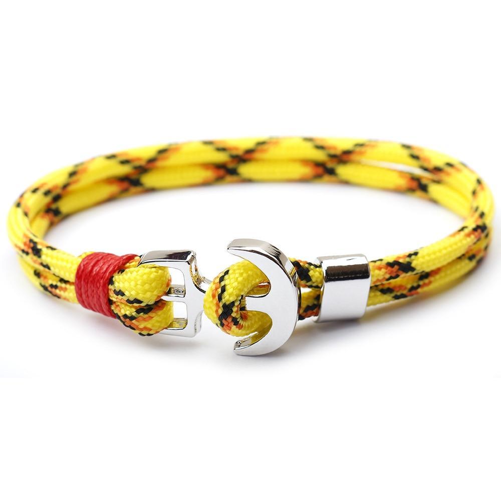Luxury Modern Handamde Multilayer Anchor Bracelets Charm Survival Rope Chain Fashion Jewelry Bracelet For Men and Women - SJB-DIAMOND ELITES