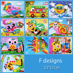 10 designs/lot  Cartoon 3D EVA Foam Sticker Puzzle Series Kids Multi-patterns Styles Toys for Children Birthday Gift - SJB-DIAMOND ELITES