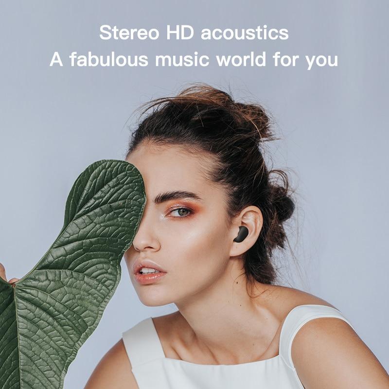 Fingerprint Touch Bluetooth Earphones, HD Stereo Wireless Headphones,Noise Cancelling Gaming Headset In New Trend Luxury Style - SJB-DIAMOND ELITES