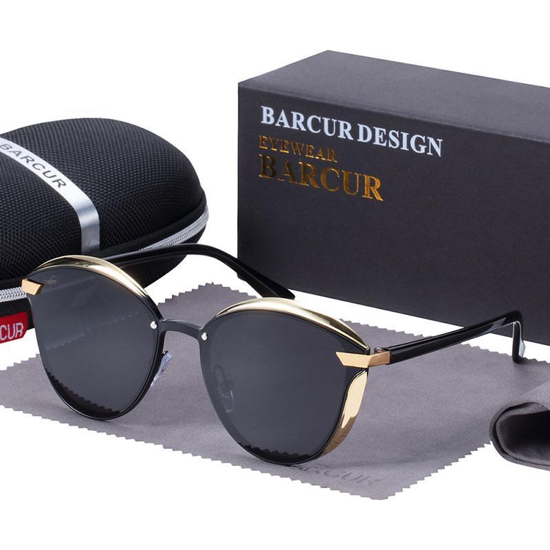 Luxury New Fashion Polarized Women Round Rimeless Popular Retro Classic Sunglasses Ladies lunette de soleil femme - SJB-DIAMOND ELITES