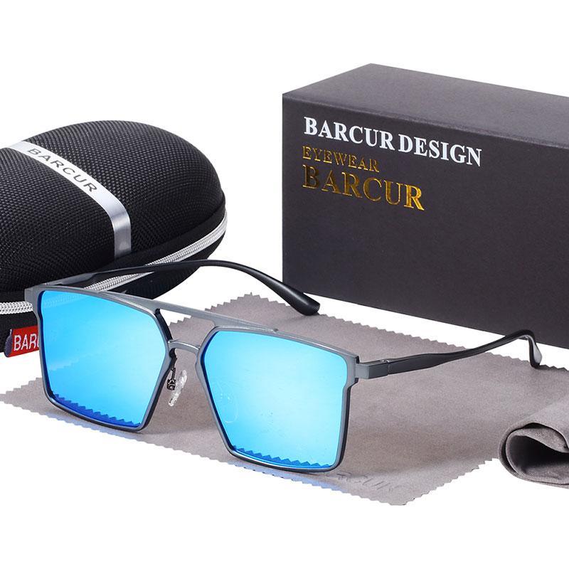 The New Luxury Original Minimalist Aluminium Square  Sunglasses Polarized Sun glasses for Women and Men With UV400 Protection - SJB-DIAMOND ELITES