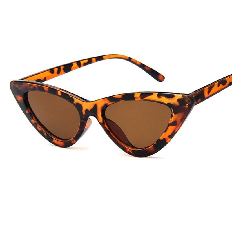 Luxury Modern Cat Eye  Fashion Retro Classic Lady and Woman Sunglasses With Triange Frame  With UV 400 Protection - SJB-DIAMOND ELITES