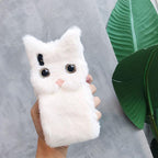3D Cartoon Doll Protective Case Cute Girls Women Furry Plush Case For Iphone 13 12 11 Pro Xs Max X Xr Se Cases 3d Cartoon Cat Furry Fluffy Warm Case For Iphone 6 6s 7 8 Plus 12prophone Case Stevvex