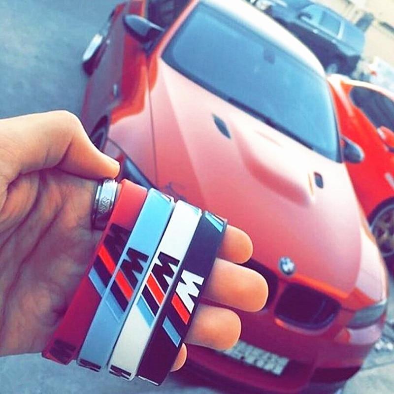 Hologram Bracelet ///M Sport M Power Black White Silicone Wristband Bangle for Auto Club Fans M3 M5 M6 3/5/7 Series - SJB-DIAMOND ELITES