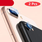 2Pcs Clear Back Camera Lens Protector Protective Film Tempered Glass For iPhone XS Max X XR 8Plus 7Plus 8 7 Plus 6 6S Camera Lens Protector Super Clear Ultra HD Back Camera Lens Tempered Glass Cover Stevvex
