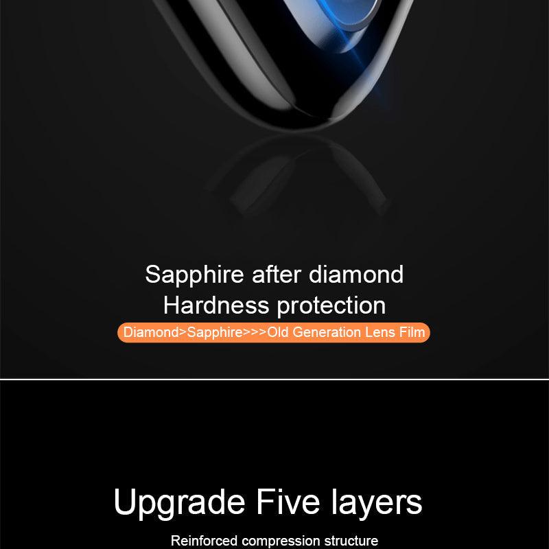2pcs Camera Lens Protector Film For iPhone XS Max XR X glass on iPhone X 7 8 6 6S Plus 5 se Camera Lens  Protector Ultra HD Back Camera Lens Tempered Glass Camera Cover Film for iPhone Stevvex