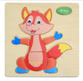 3D Wooden Children Interesting Puzzle Toys With Animals and Cars Exellent Puzzles Intelligence Kids Early Educational Toys For Children - SJB-DIAMOND ELITES