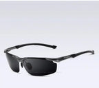 VEITHDIA Brand Designer Men's Sunglasses Aluminum Magnesium Polarized UV400 Sun Glasses Cycling Sports Male Outdoor Eyewear 6592