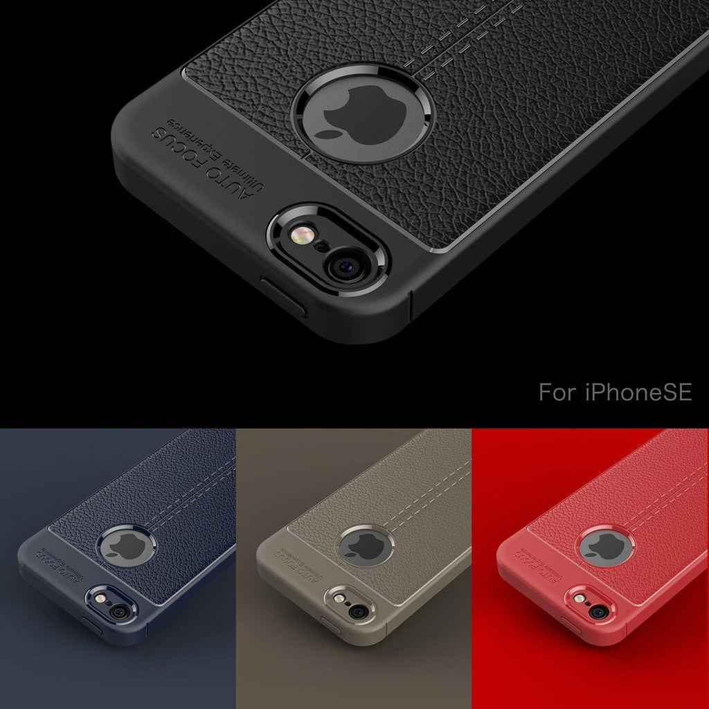 Soft Silicone Leather Flexible Back Cover for iPhone 6 Shockproof Case For iPhone Case Luxury Leather Soft For iPhone 5s Cover Luxury Men Black Business Case For Iphone Stevvex