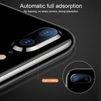 2pcs Camera Lens Protector Film For iPhone XS Max XR X glass on iPhone X 7 8 6 6S Plus 5 se Camera Lens  Protector Ultra HD Back Camera Lens Tempered Glass Camera Cover Film for iPhone Stevvex