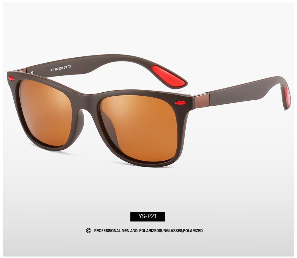 Sport Popular Classic Polarized Sunglasses For Men And  Women Brand Design For Driving Party Square Frame Sun Glasses With UV400 Protection - SJB-DIAMOND ELITES