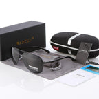 Luxury  Aluminium Magnesium Men's Sports Driving Polarized Sunglasses With Stanless Steel Frame Ultra Light Men Glasses In Aviation Pilot Style With UV400 Protection - SJB-DIAMOND ELITES