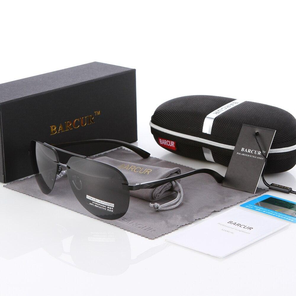 Luxury  Aluminium Magnesium Men's Sports Driving Polarized Sunglasses With Stanless Steel Frame Ultra Light Men Glasses In Aviation Pilot Style With UV400 Protection - SJB-DIAMOND ELITES