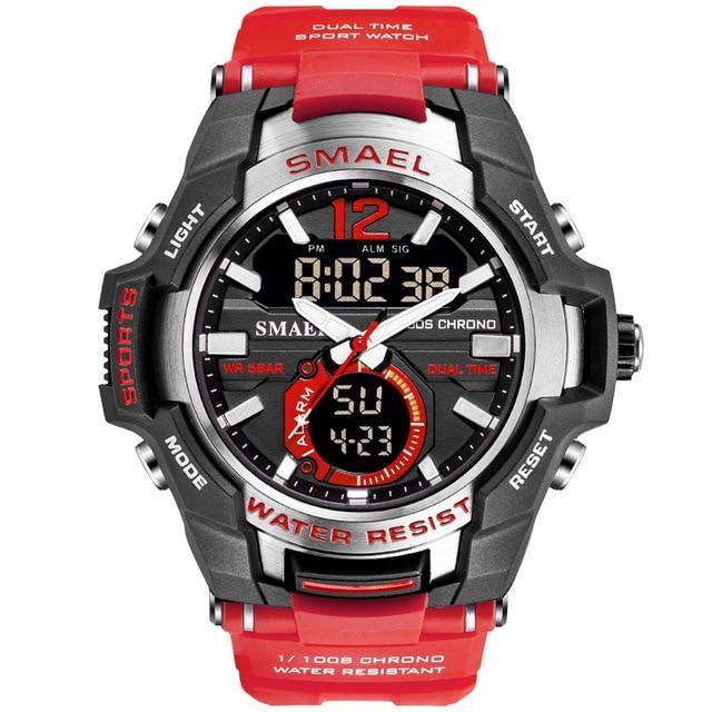 New Modern Luxury Sport Watch For Men Fashion Casual Alarm Clock 50M Waterproof In Military Chrono Dual Display Style Wristwatches Relogio Masculino - SJB-DIAMOND ELITES