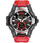 Modern Luxury Sport Watch For Men Fashion Casual Alarm Clock 50M Waterproof In Military Chrono Dual Display Style Wristwatches Relogio Masculino - SJB-DIAMOND ELITES
