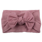 Cute Baby Girl Headbands Knitted Newborn Baby Bows Haiband Turban Head Warm head band
