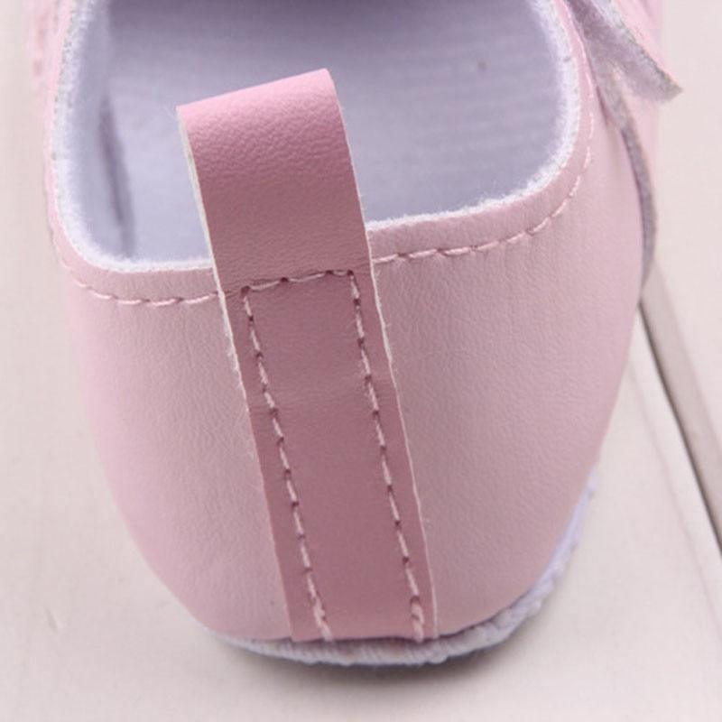 Black Soft Newborn Baby Girl Shoes Prewalker First Walkers Lovely Sneakers Infant Kids Girls Princess Shoes Stevvex
