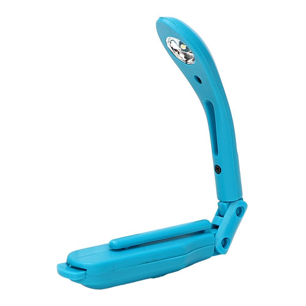 Book Light Book Reading Lamp Clip-on Book Lights Folding LED Night Lamp For Reader Kindle Adjustable Flexible with Battery - SJB-DIAMOND ELITES