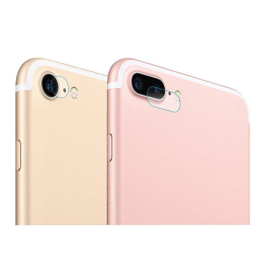 2pcs Camera Lens Protective Protector Cover for IPhone on X 8Plus 7Plus 6 6S 7 8 10 XR Xs Max Tempered Glass Film 9H Tempered Glass Camera Lens Protection Stevvex