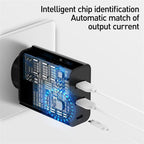 3 Ports USB Fast Charger 60W Support Quick Charge  Type-C PD Charger QC 4.0 3.0 Phone Charger