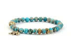 Elephant & Buddha Bracelet – Natural Stone Meditation | 6mm Beads