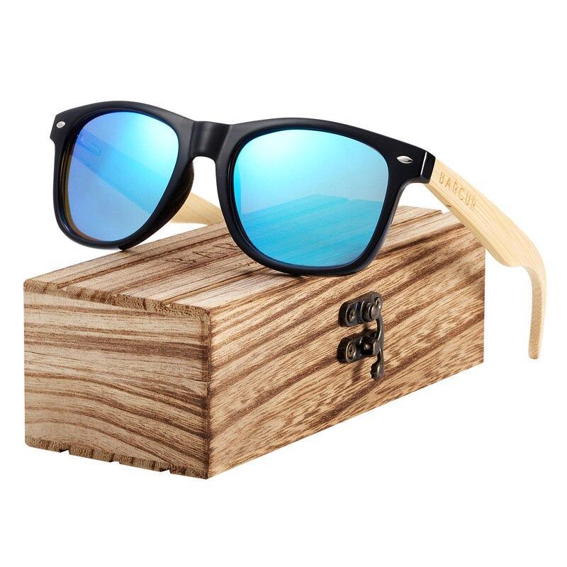 Bamboo Wood Retro and Classis  Handmade Sunglasses For Man and Woman Unisex Polarized  Sunglasses - SJB-DIAMOND ELITES