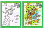 Modern Coloring Magic Water Drawing Book With Pen For Kids and Baby Educational Toy Animals Painting Writing Doodle Cloth Book Kids Drawing Board - SJB-DIAMOND ELITES