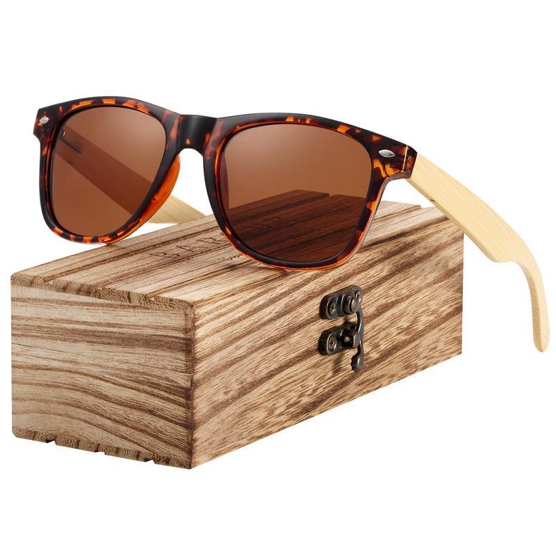 Bamboo Wood Retro and Classis  Handmade Sunglasses For Man and Woman Unisex Polarized  Sunglasses - SJB-DIAMOND ELITES