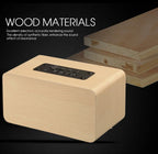 6W Wooden Bluetooth Speaker Portable Stereo HiFi Speakers TF Play Hand Free Call AUX Input Super Bass Loudspeaker Dual Subwoofer Lootquake LLC