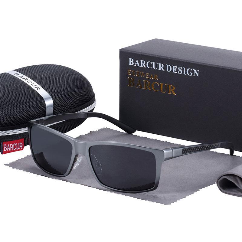 New Classic Square Polarized Sunglasses Men Aluminium Driving Sun glasses Shades For Men and Boys With UV400 Protection - SJB-DIAMOND ELITES