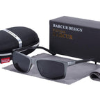 New Classic Square Polarized Sunglasses Men Aluminium Driving Sun glasses Shades For Men and Boys With UV400 Protection - SJB-DIAMOND ELITES