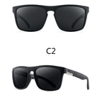 Men Polarized Sunglasses Vintage Anti-UV Driving Driver Black  Eyewear Rectangle Shades Men Oculos masculino - SJB-DIAMOND ELITES