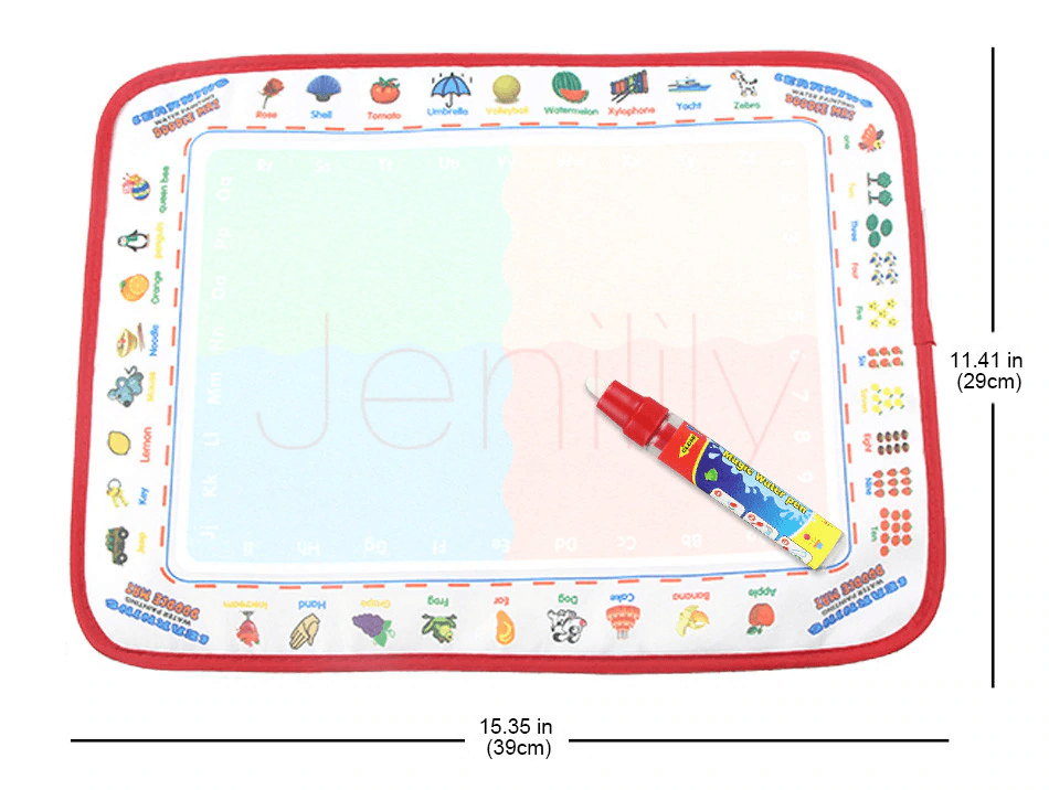 Baby Kids Drawing Water CDarpet with Magic Pen Doodle Painting Picture Water Drawing Play Mat in Drawing Toys Board Gift - SJB-DIAMOND ELITES
